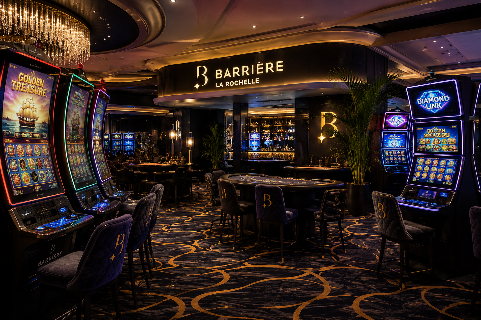 Jeux et Machines à Sous Casino Barrière La Rochelle